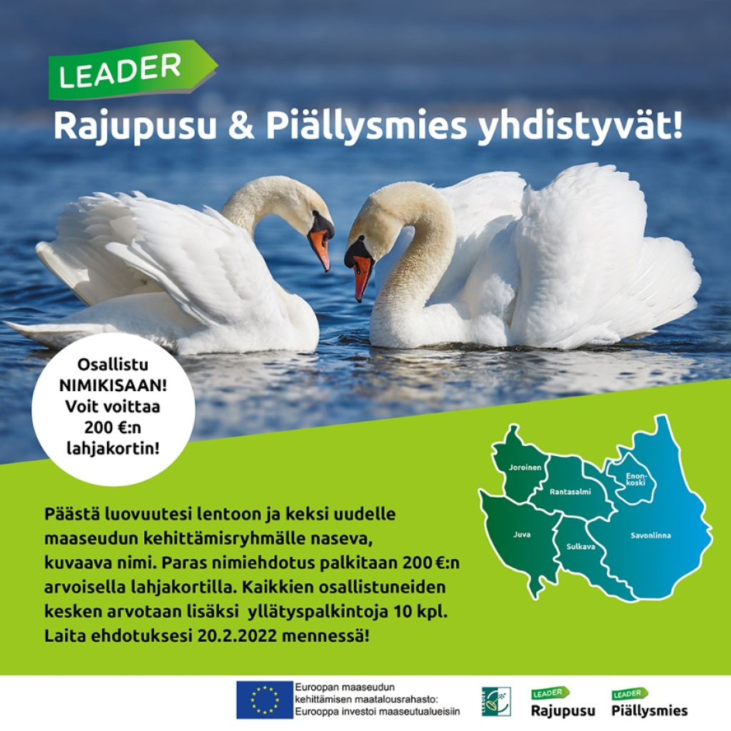 Rajupusu Leader ry:n ja Piällysmies ry:n yhdistymissuunnitelma etenee. Uusi, yhdistynyt yhdistys aloittaa toimintansa uuden EU-rahoituskauden alkaessa vuonna 2023.